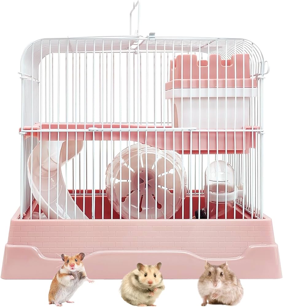 Decorative dwarf hamster cage